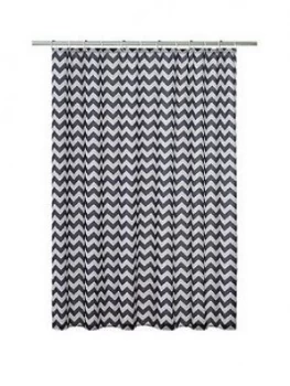 image of Aqualona Chevron Shower Curtain