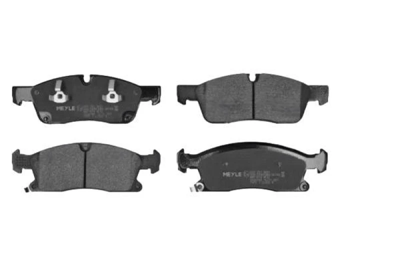 Image of MEYLE 025 251 9021 Brake pad set Front Axle, with acoustic wear warning, Original Quality, with anti-squeak plate Brake Pad Set,disc brake (402)