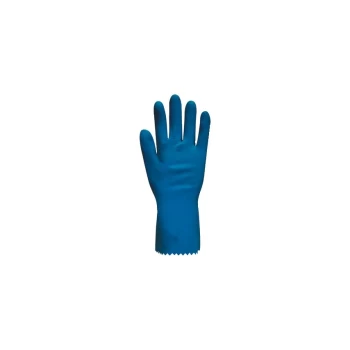 image of 425 Optima - Blue Rubber Gloves 7-7.5