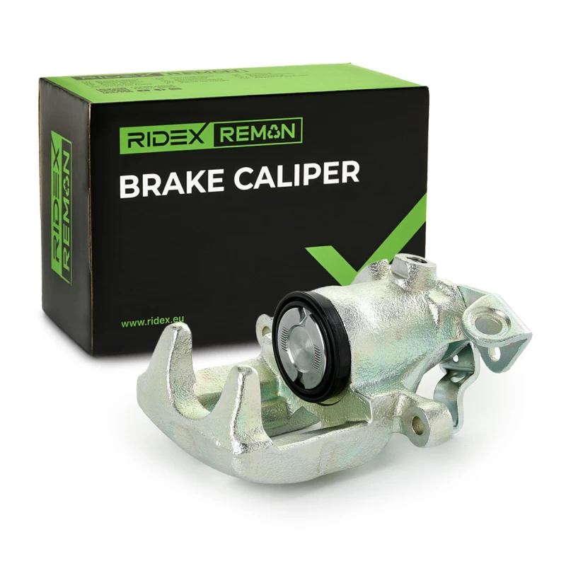 Image of RIDEX REMAN 78B0185R Brake caliper Rear Axle, without holder Cast Iron Brake Caliper (78)