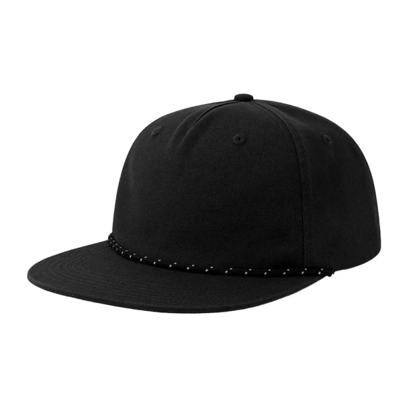 Image of Atlantis Womens 5 Panel Unstructured Cap in Black Female One Size