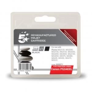 Image of 5 Star Office Supplies Canon PG540XL Black Yield 600 Pages High