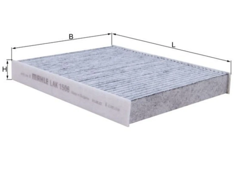 Image of Pollen filter MAHLE LAK 1506