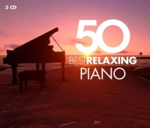 Image of 50 Best Relaxing Piano by Various Composers CD Album
