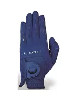 image of ZOOM Weather Style Golf glove - one size fits all mens left hand, Blue, Men