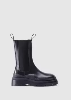 image of Alias Mae Womens Piper Chunky Chelsea Boots In Black