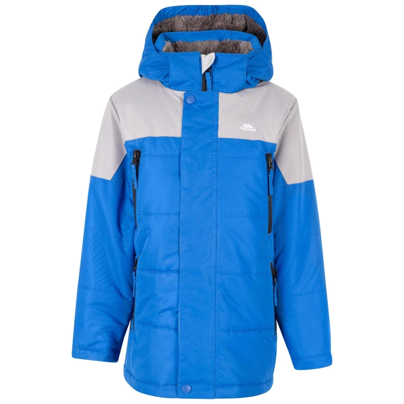 Image of Trespass Kids Recoil Insulated Puffer Jacket Blue male 2-3 Yrs