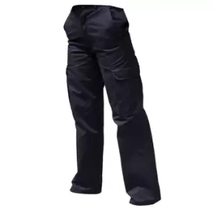 Warrior Womens/Ladies Cargo Workwear Trousers (22/L) (Harbour Navy)