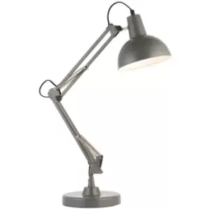 Image of Endon Marshall - 1 Light Table Light Slate Grey & Satin White, E27