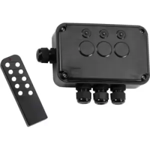 Image of MLA Knightsbridge IP66 13A 3G Remote Control LED Switch Box - OP663GBK