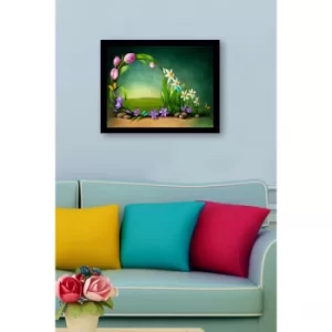 Image of SC0581 Multicolor Decorative Framed MDF Painting