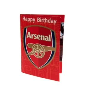 image of Arsenal FC Musical Birthday Card