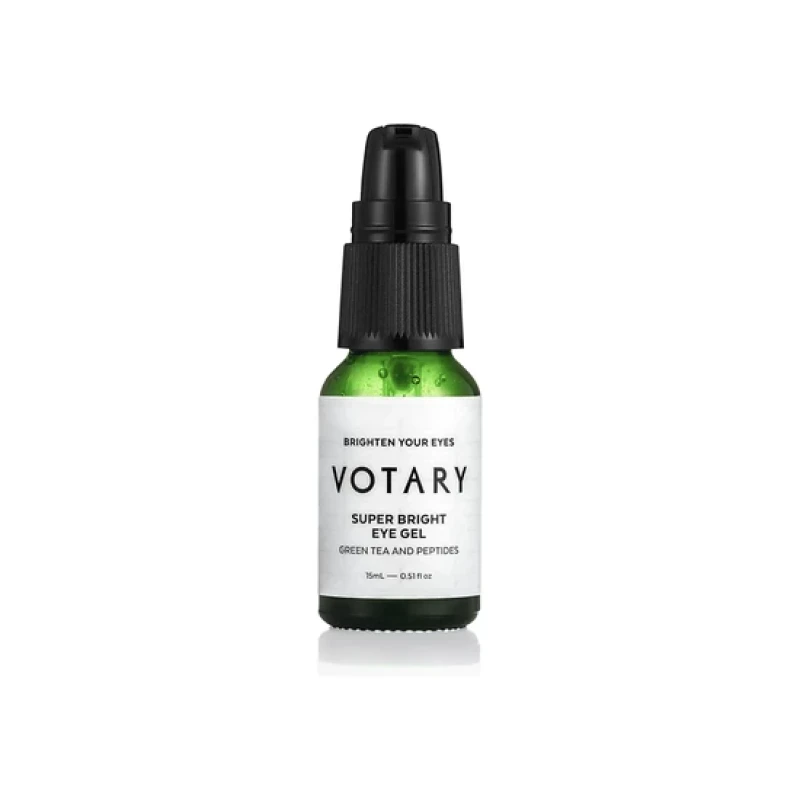 Image of Votary Super Bright Eye Gel with Green Tea and Peptides 15ml