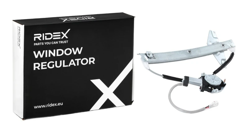Image of RIDEX 1561W0191 Window regulator Left Front, Operating Mode: Electric, with electric motor Window Winder (1561)