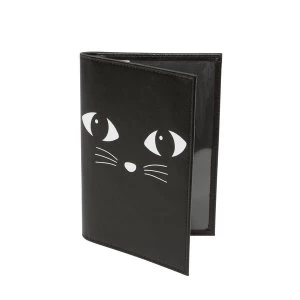 Sass & Belle Black Cat Passport Holder