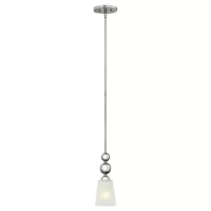 Image of Zelda 1 Light Ceiling Mini Pendant Polished Nickel, E27