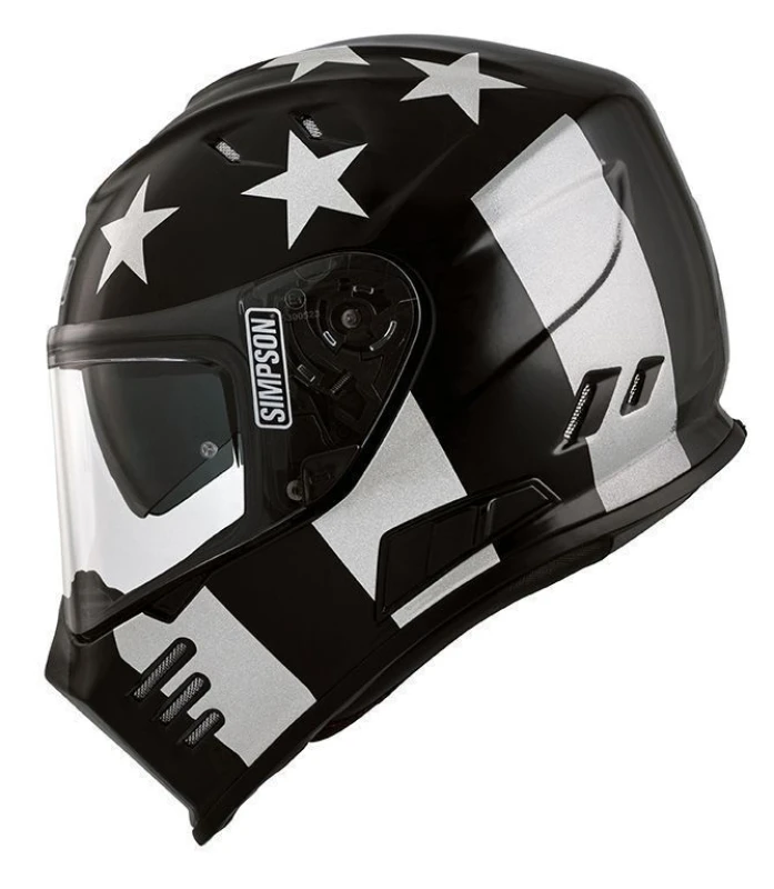 Image of Simpson Venom Stingrae ECE22.06 Full Face Helmet Size L