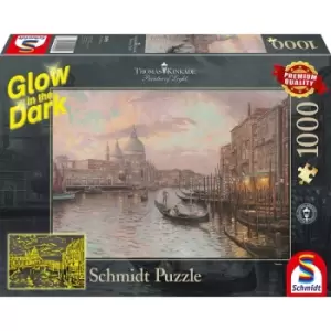 Image of Thomas Kinkade: Venice, Glow in the Dark 1000 Piece Jigsaw Puzzle