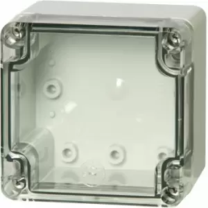 image of 7022541 pct 08x08x06cm Enclosure, pc Clear transparent cover - Fibox