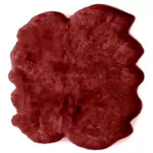 Image of Origins Genuine Sheepskin Rug Berry Quad 105 x 160cm