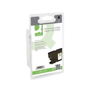 Image of Q-Connect Brother Remanufactured Black Inkjet Cartridge LC1100BK