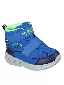Image of Skechers Magna-lights Boots - Blue Size 11 Younger