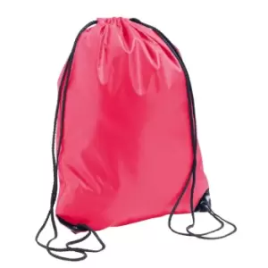 image of SOLS Urban Gymsac Drawstring Bag (ONE) (Neon Coral)