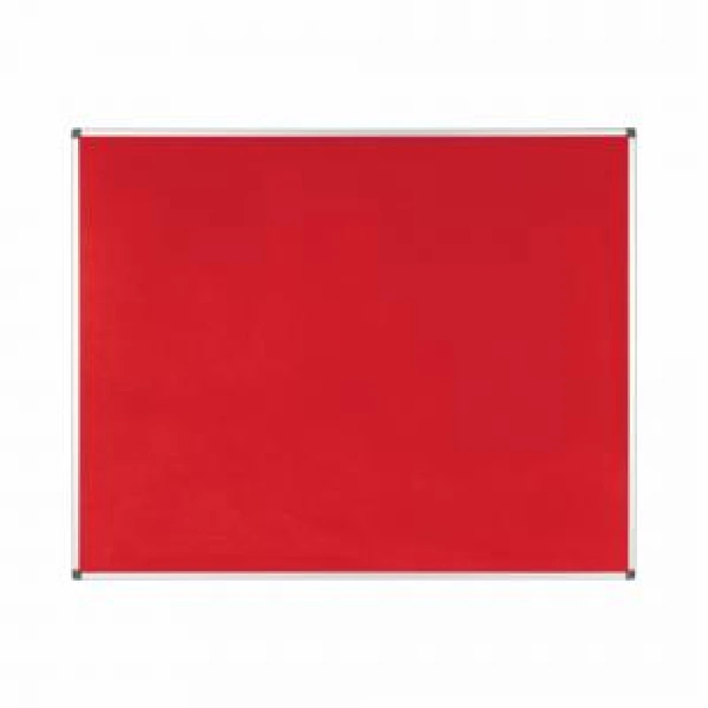 Image of Bi-Office New Generation A9 Red Felt Noticeboard 1500x1200mm FA1246170