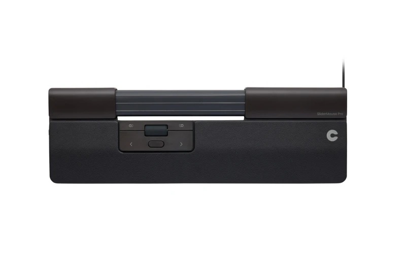 Image of Contour Design SliderMouse Pro Slim Vegan Leather Wrist Rest Wired