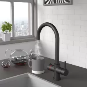 Image of Pronto 3 in 1 Boiling Water Tap Twin Lever in Black