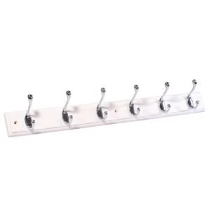 Image of BQ Silver white Hook rail H15mm W70mm L685mm