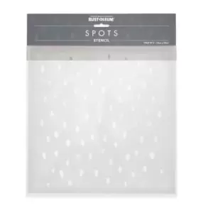 image of Rust-Oleum Spots Paint Stencil, Pack Of 2