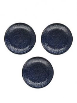 Image of Kitchencraft Mikasa Satori Living Gold Dinner Plates Set Of 3