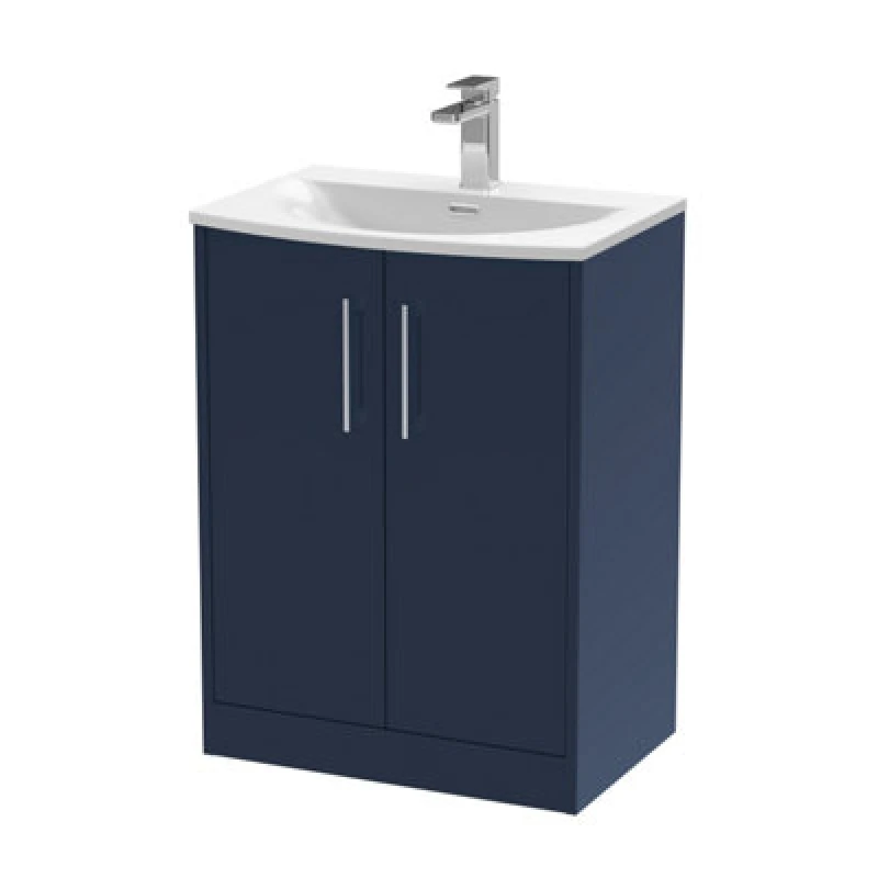Image of Hudson Reed 600 Fs 2-Door Vanity & Basin 4