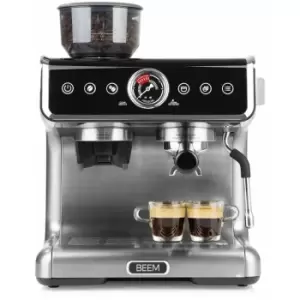 image of Beem - espresso-grind-profession Espresso Portafilter Machine with Grinder - 15 bar