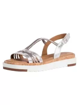 Image of Tamaris Strap Sandals beige champagne met. 3.5