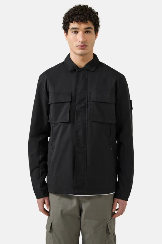 Image of Patrick Mens Finn Full Zip Jacket in Black Size: Small Black Male S
