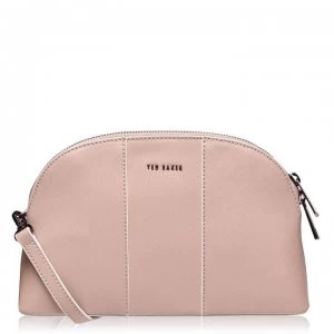 Image of Ted Baker Barbrie Cross Hatch Bag - taupe
