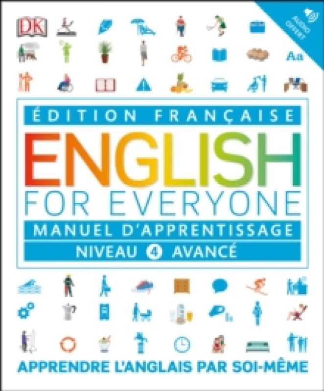 Image of English for Everyone Course Book Level 4 Advanced : French language edition Paperback / softback