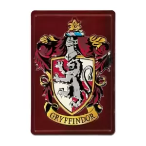 Harry Potter 3D Tin Sign Gryffindor 20 x 30 cm