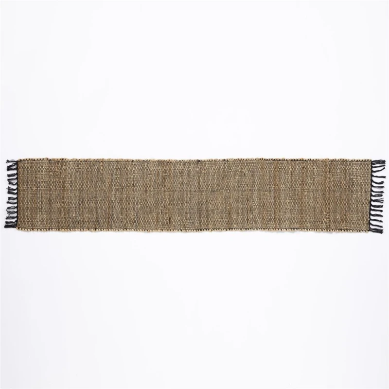 Image of Esselle Clyde Jute Cotton Table Runner Natural unisex