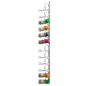 image of Hahn Pisa 12 Jar Wall / Cupboard Spice Rack - Chrome