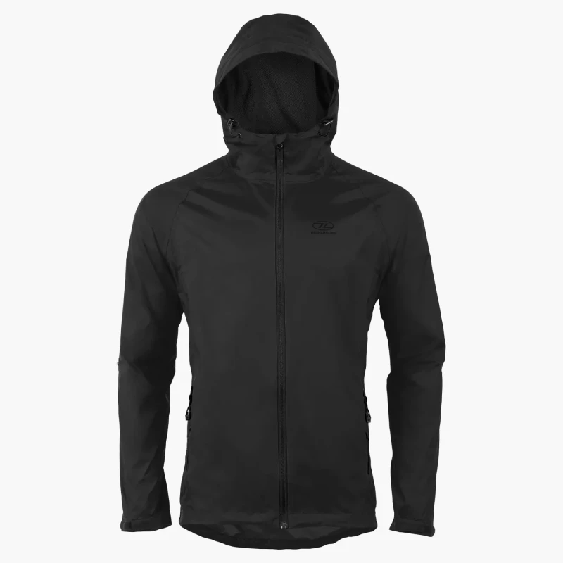 Image of Waterproof jacket Highlander Stow & Go Noir Male L