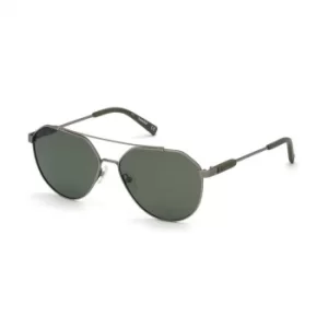 image of Timberland Marcolin Aviator Sunglasses In Grey Grey Men, Size ONE