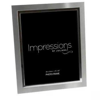 image of 8" x 10" - Impressions Two Tone Photo Frame