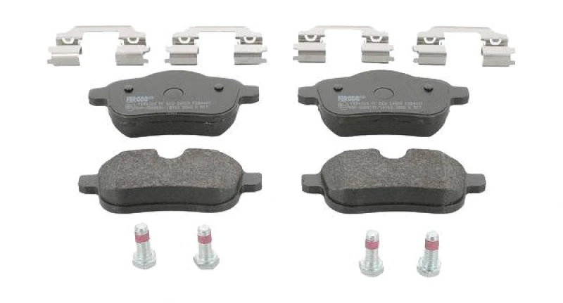 Image of FERODO FDB4401 Brake pad set prepared for wear warning indicator, with accessories, with brake caliper screws Brake Pad Set,disc brake (402)