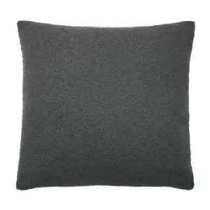 Image of Malham Fleece Square Cushion Granite