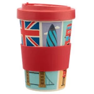 image of London Reusable Screw Top Bamboo Composite Travel Mug