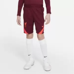 Image of Nike Liverpool Strike Shorts 2021 2022 Junior - Red