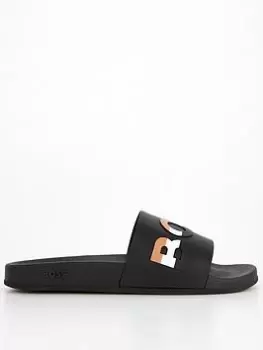 Image of BOSS Bay Slider - Black, Size 46, Men